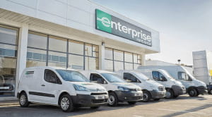 Enterprise van hire - fleet of vans